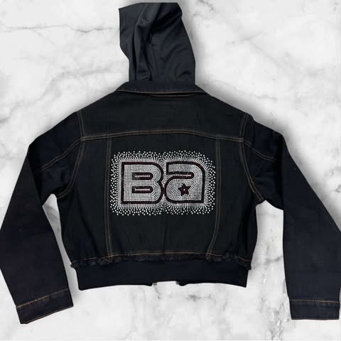 Custom Black Denim Jackets