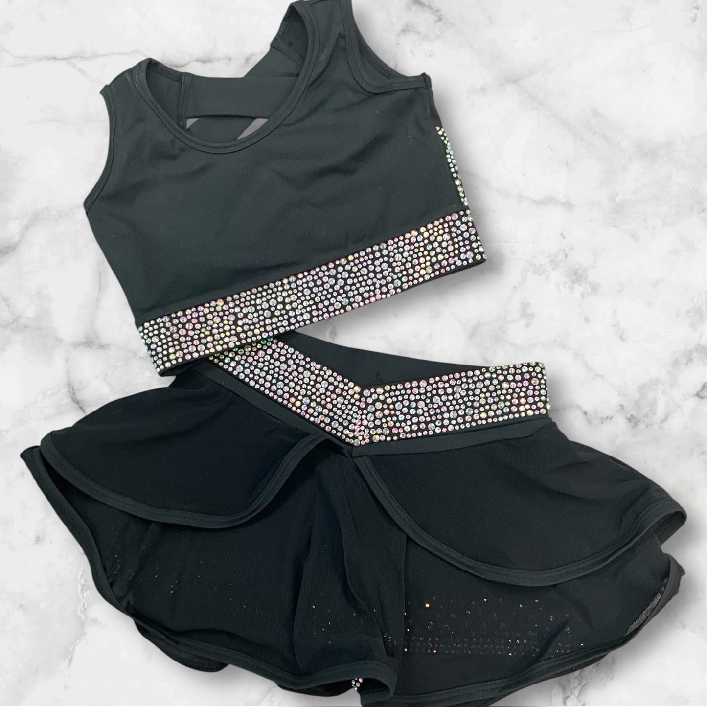Black Crystal Bling Practice Set