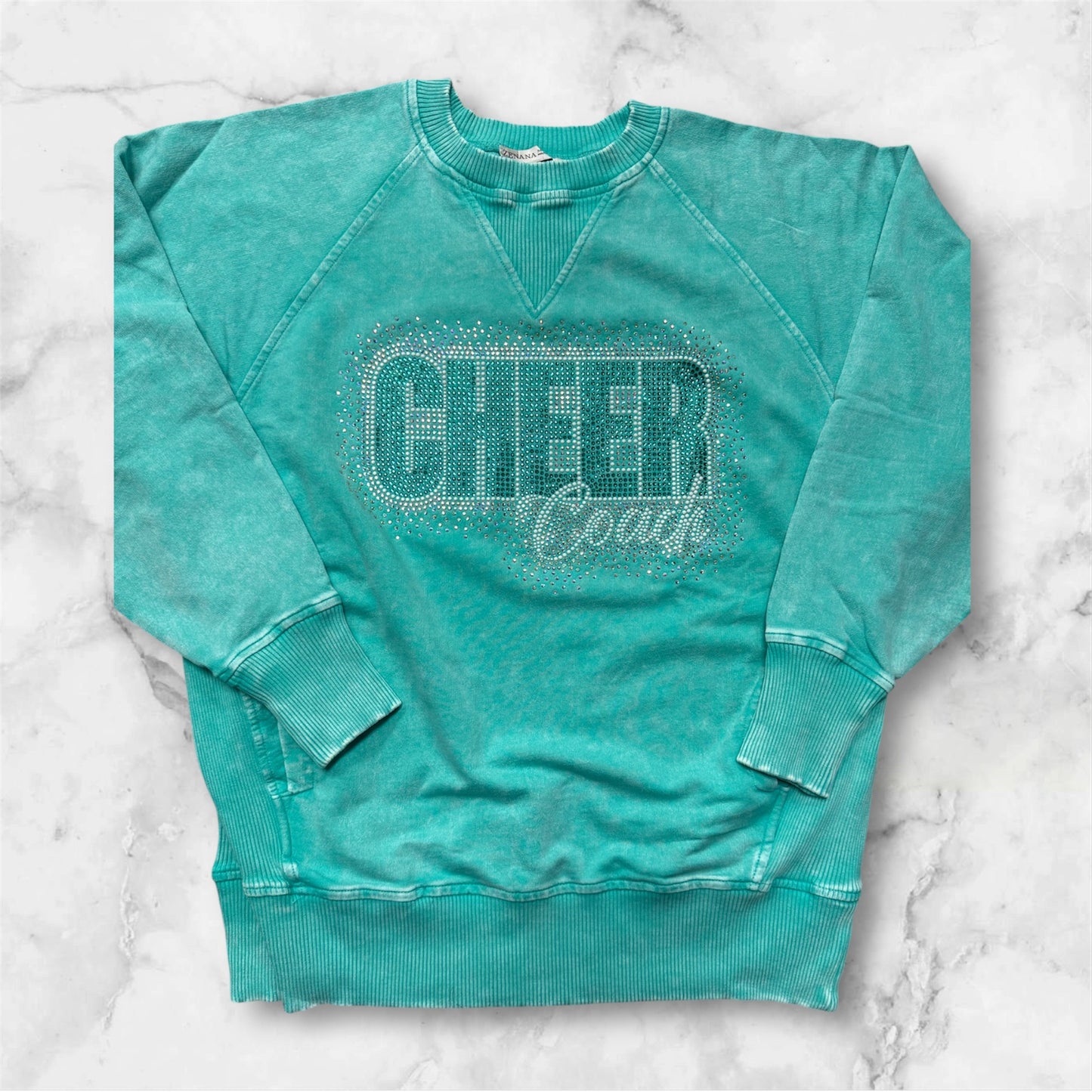 Cheer Coach Rhinestone Sweatshirt