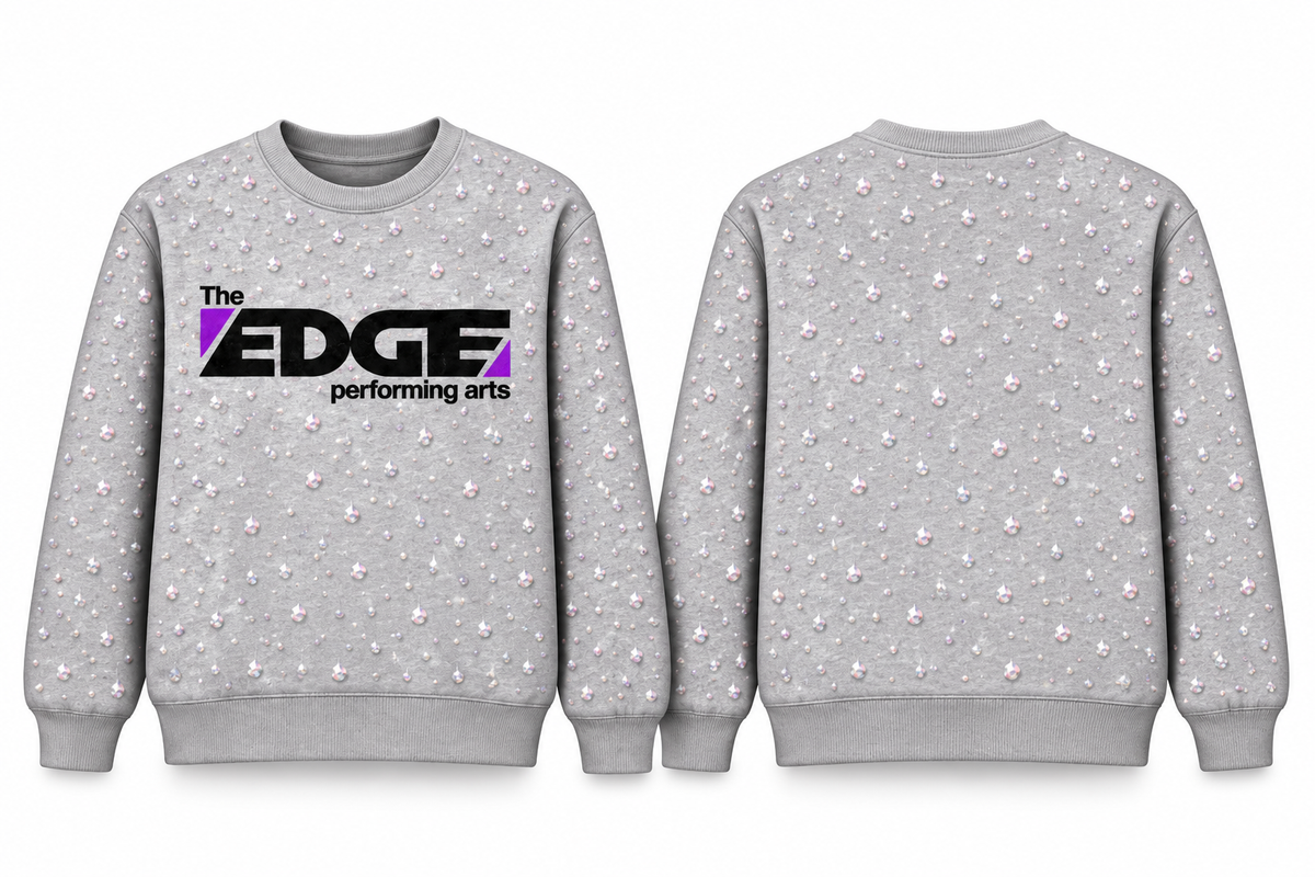 The Edge Allover Rhinestone Crew Neck Only PrOder