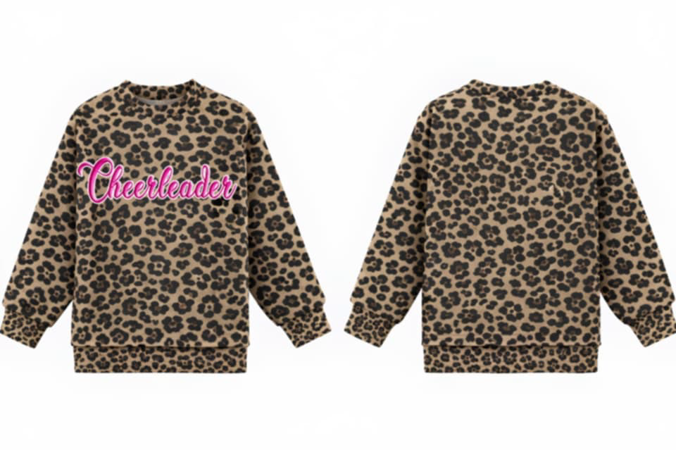 Leopard Glam Cheer Crew