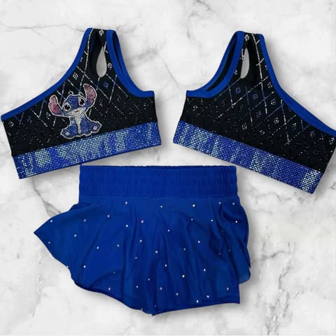 Stitch Rhinestone Practice Wear