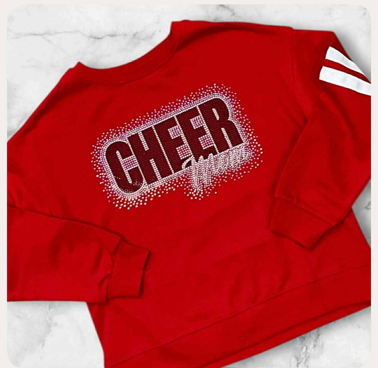 Cheer Mom Bling Sweatshirt