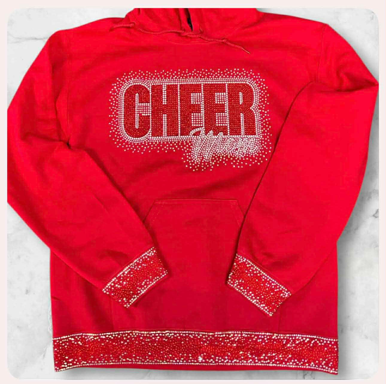 Cheer Mom Rhinestone Sweatshirt