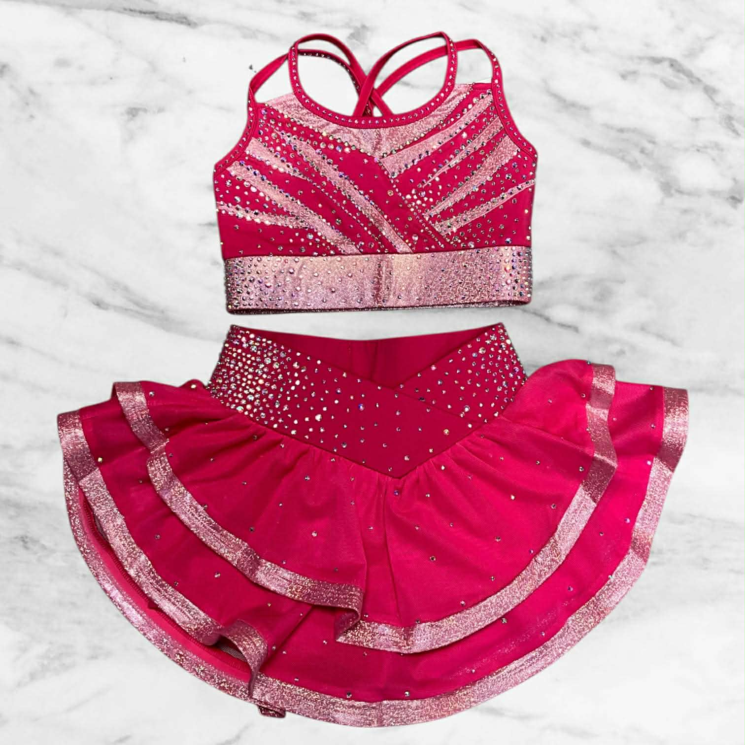 Popstar Cherry Crrush Rhinestone Set