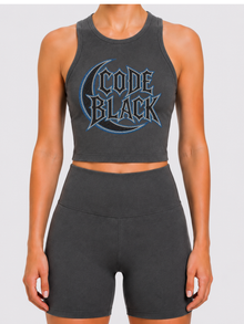 Xtreme Athletics Code Black Crop Tank