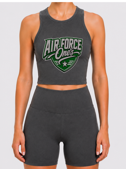 Xtreme Athletics Air Force Ones Crop Tank