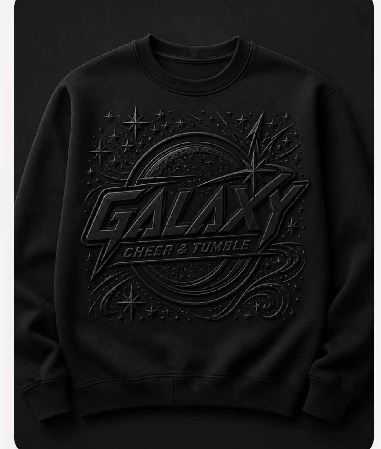 Galaxy Embossed Crew Neck