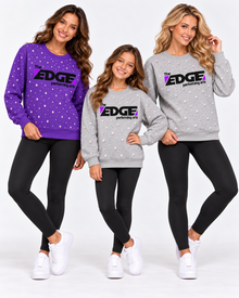 The Edge Allover Rhinestone Crew Neck Only PrOder