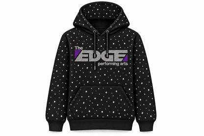 The Edge Allover Rhinestone Black Sweat Set PreOrder