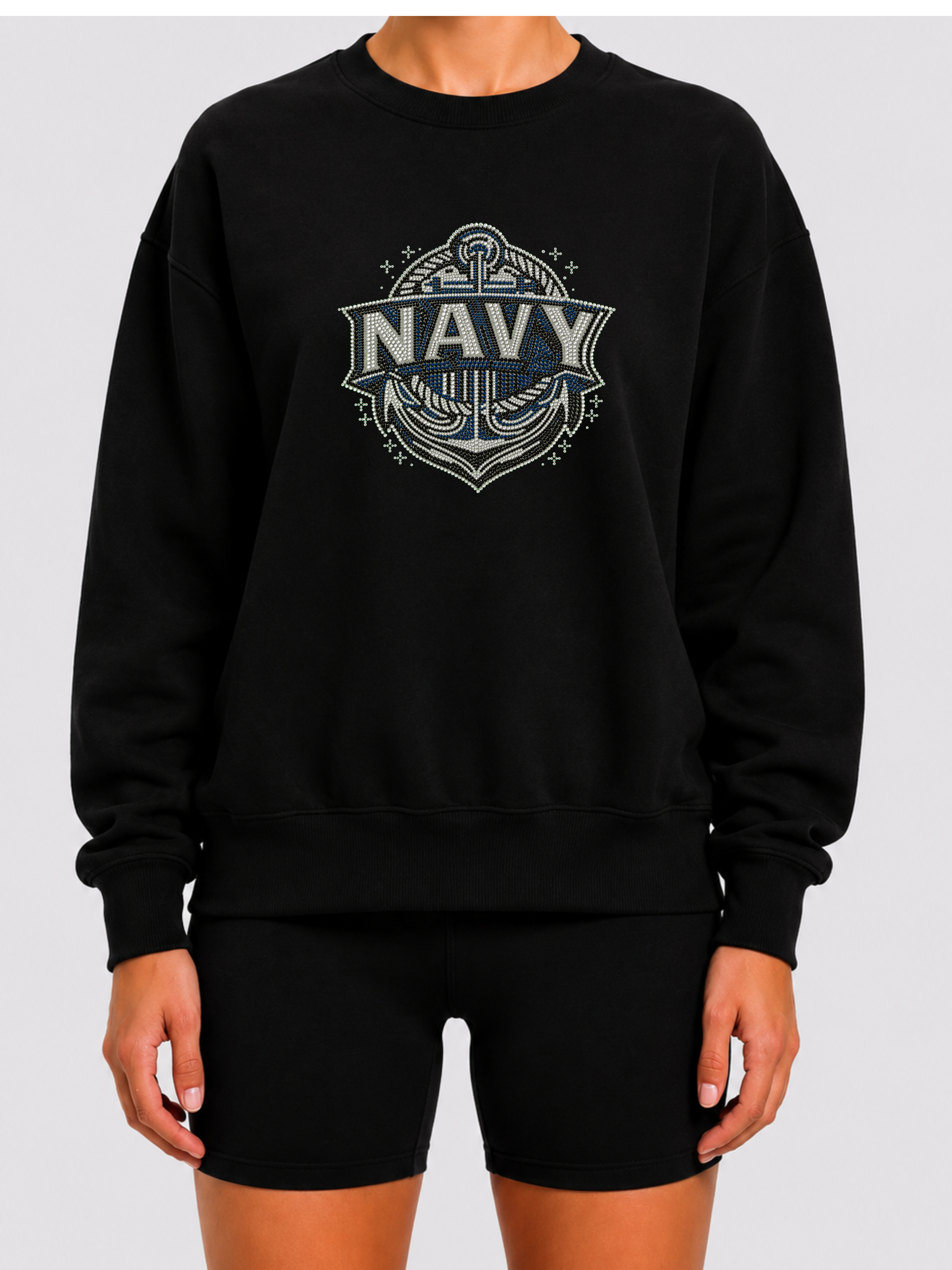 Navy Crew Neck