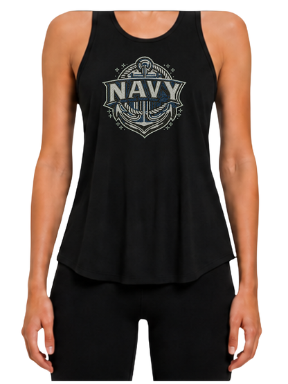 Navy Loose Tank
