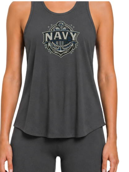 Navy Loose Tank
