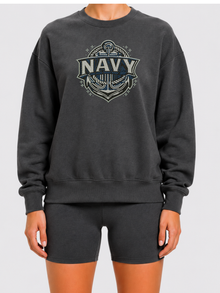 Navy Crew Neck