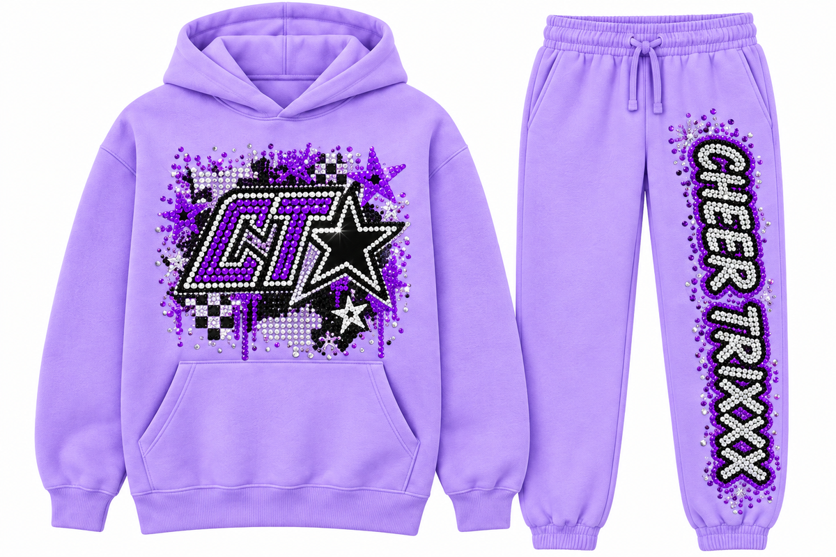 Cheer Trixx Rhinestone Jogger Set Preorder