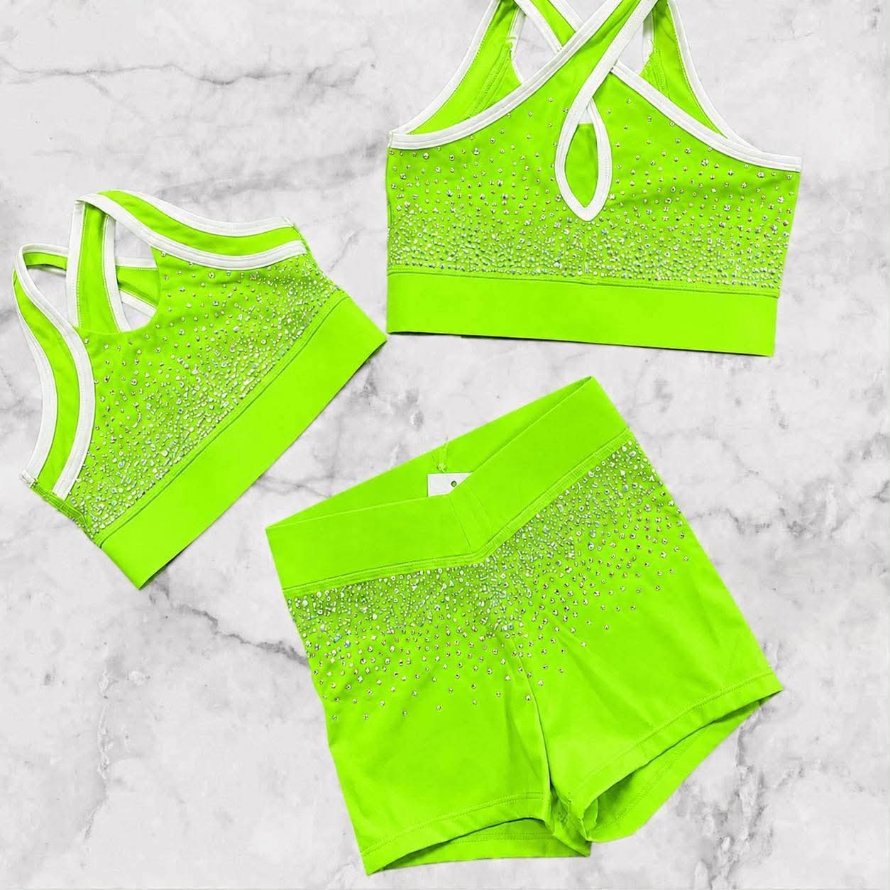 Glitterstorm Neon Green
