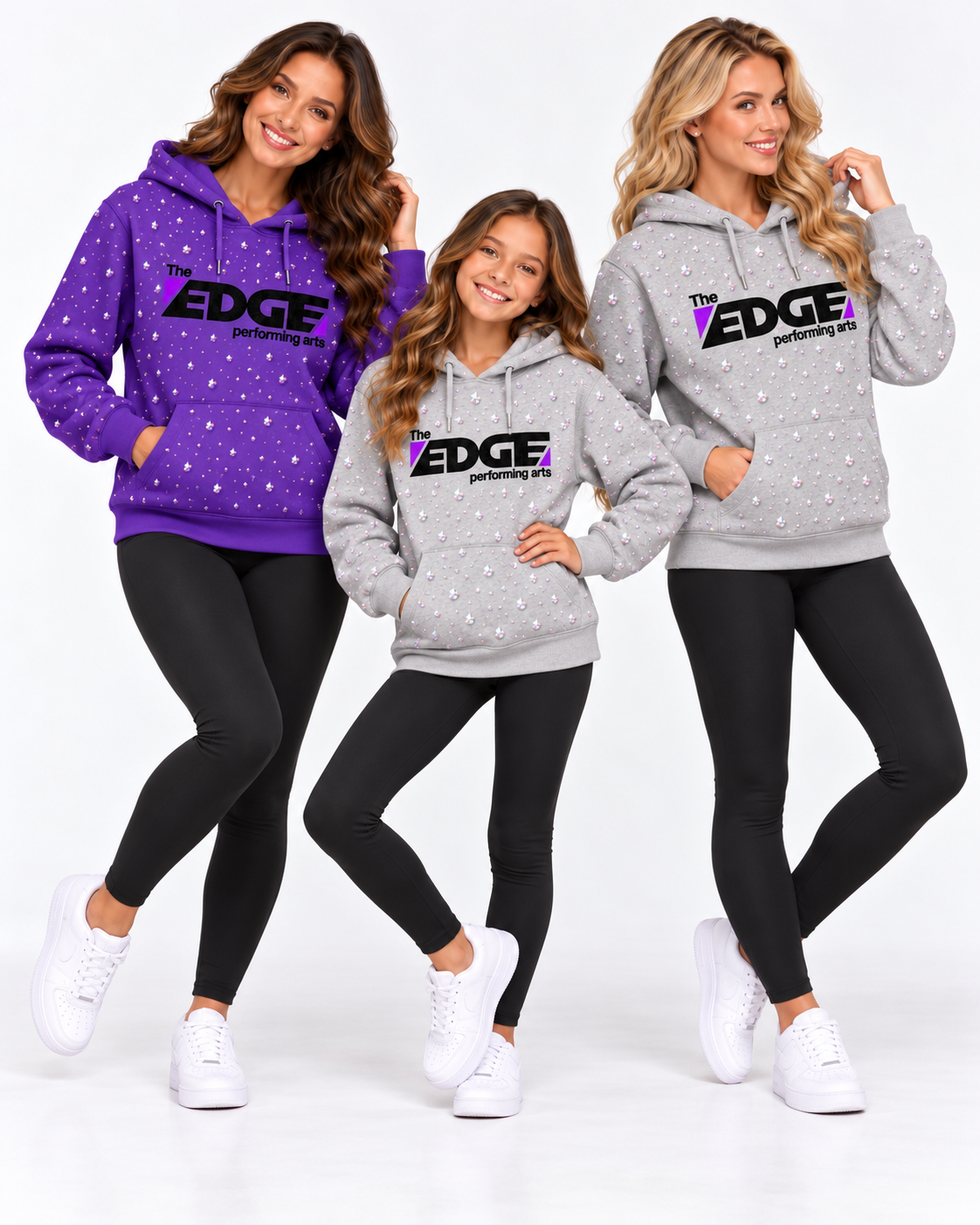 The Edge Allover Rhinestone Hoodie Only PreOrder