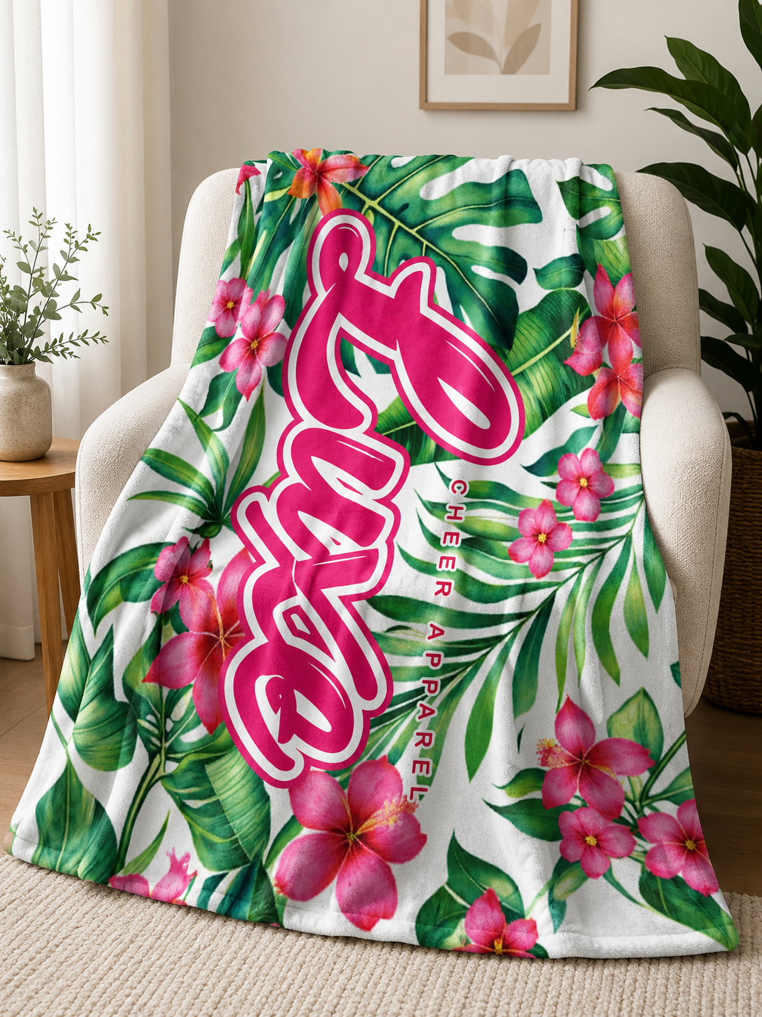 Tropical Luxe Cheer Blanket