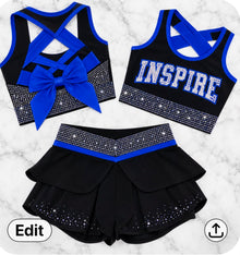 Inspire Crystal Bow Back Team PreOrder