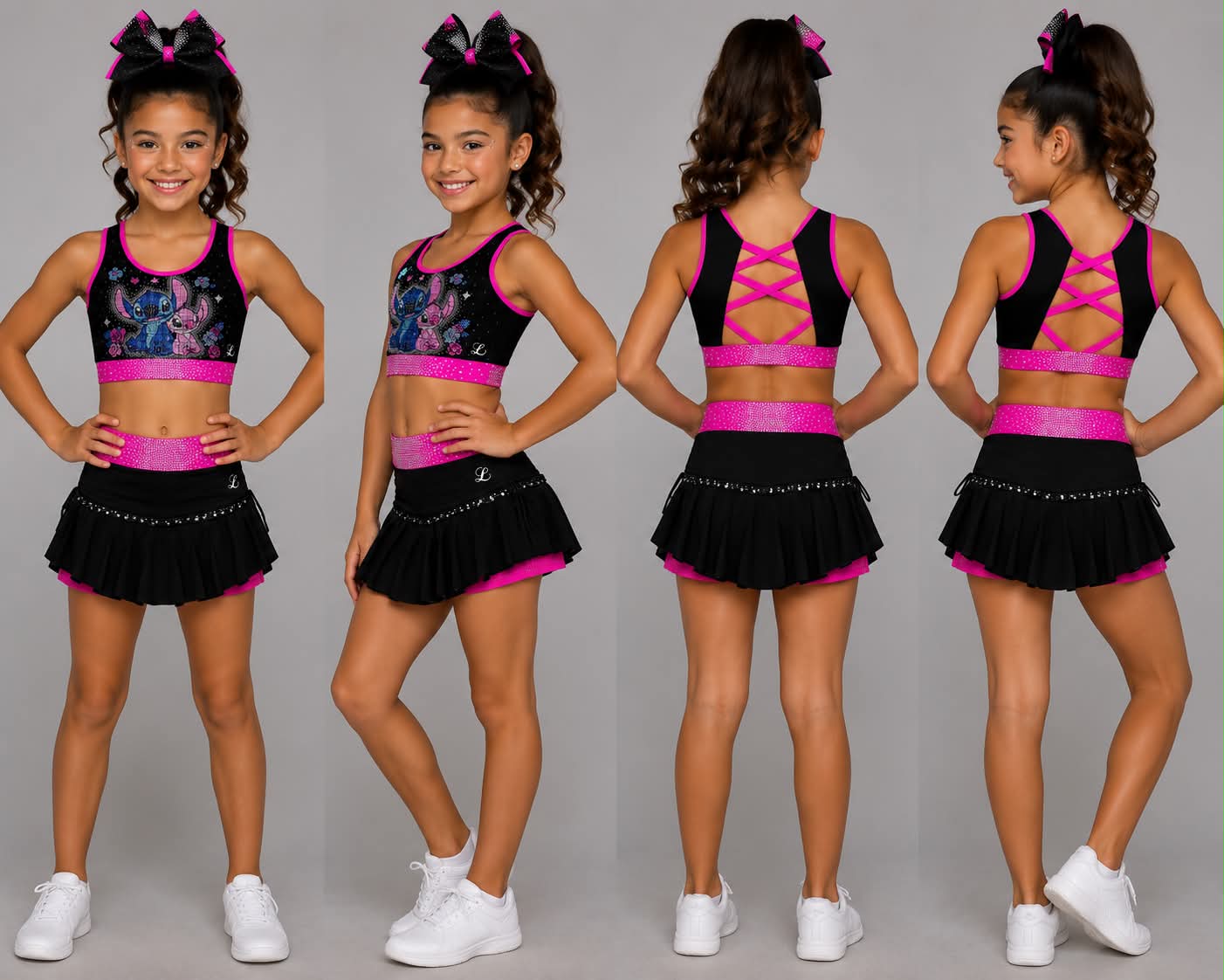Preorder Stitch & Angel Sets Black