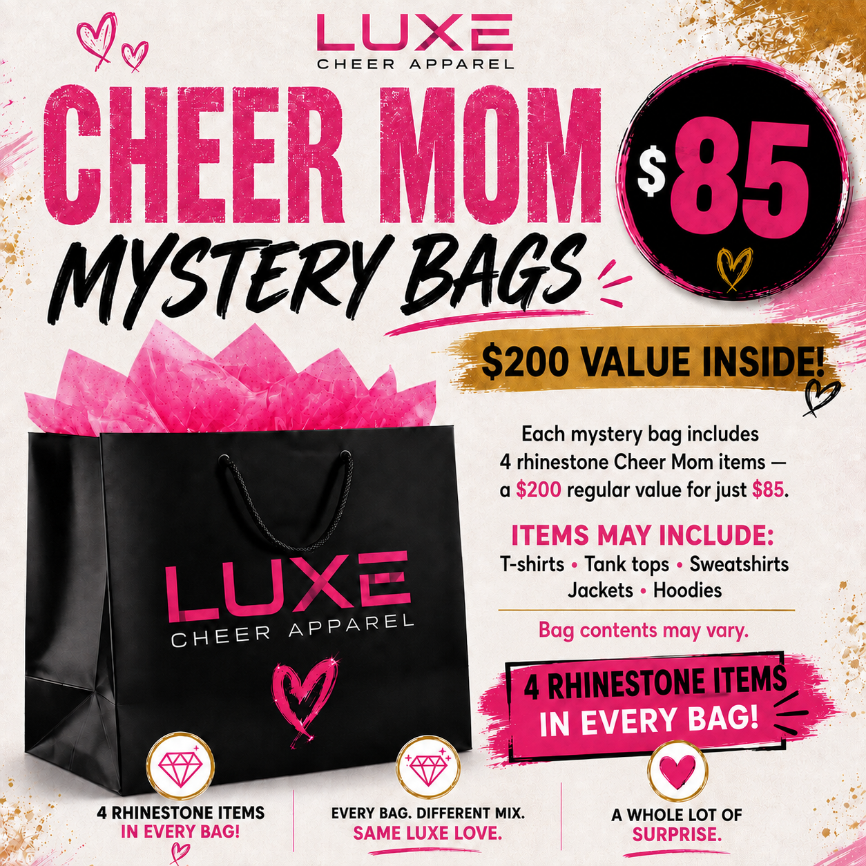 Cheer Mom Mystery Bag