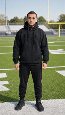 Blackout Embroidered Cheer Dad Hoodie