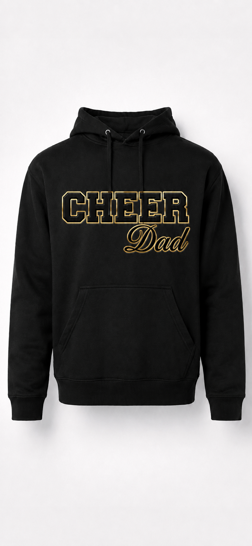Gold Standard Embroidered Cheer Dad Hoodie PreOrder
