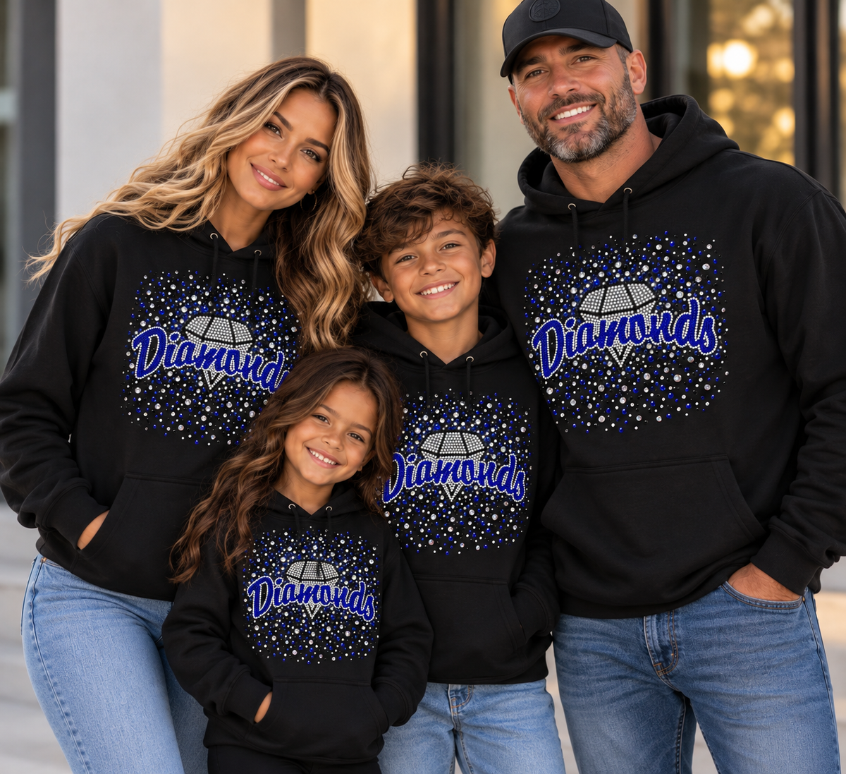 Diamonds Cheer Hoodie PreOrder