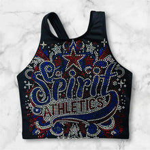 Custom Rhinestone Crop Tops