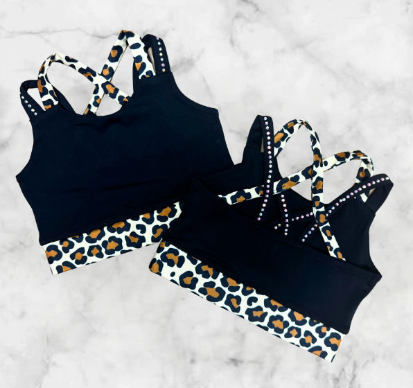 Untamed Cheetah Sports Bra