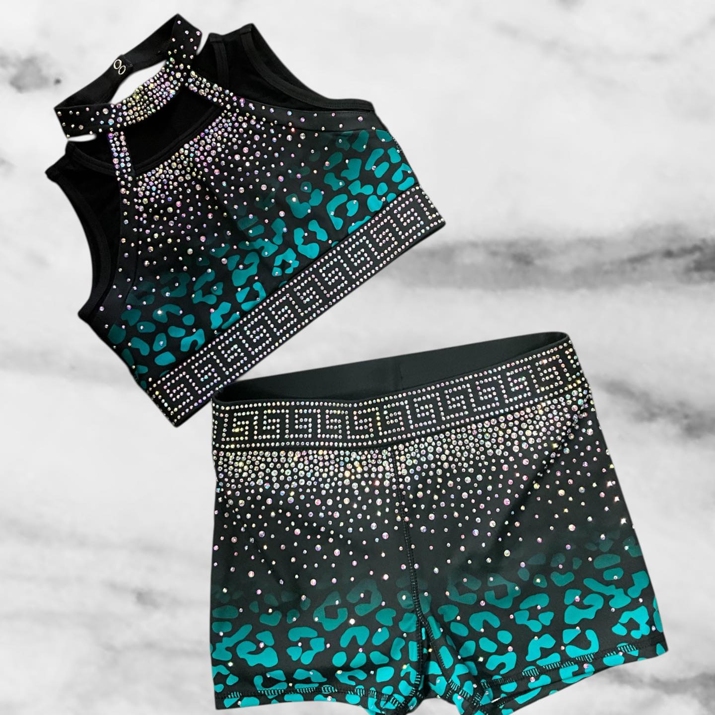Luxe Leopard Teal
