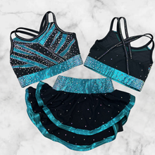 POPSTAR TEAL RHINESTONE SET
