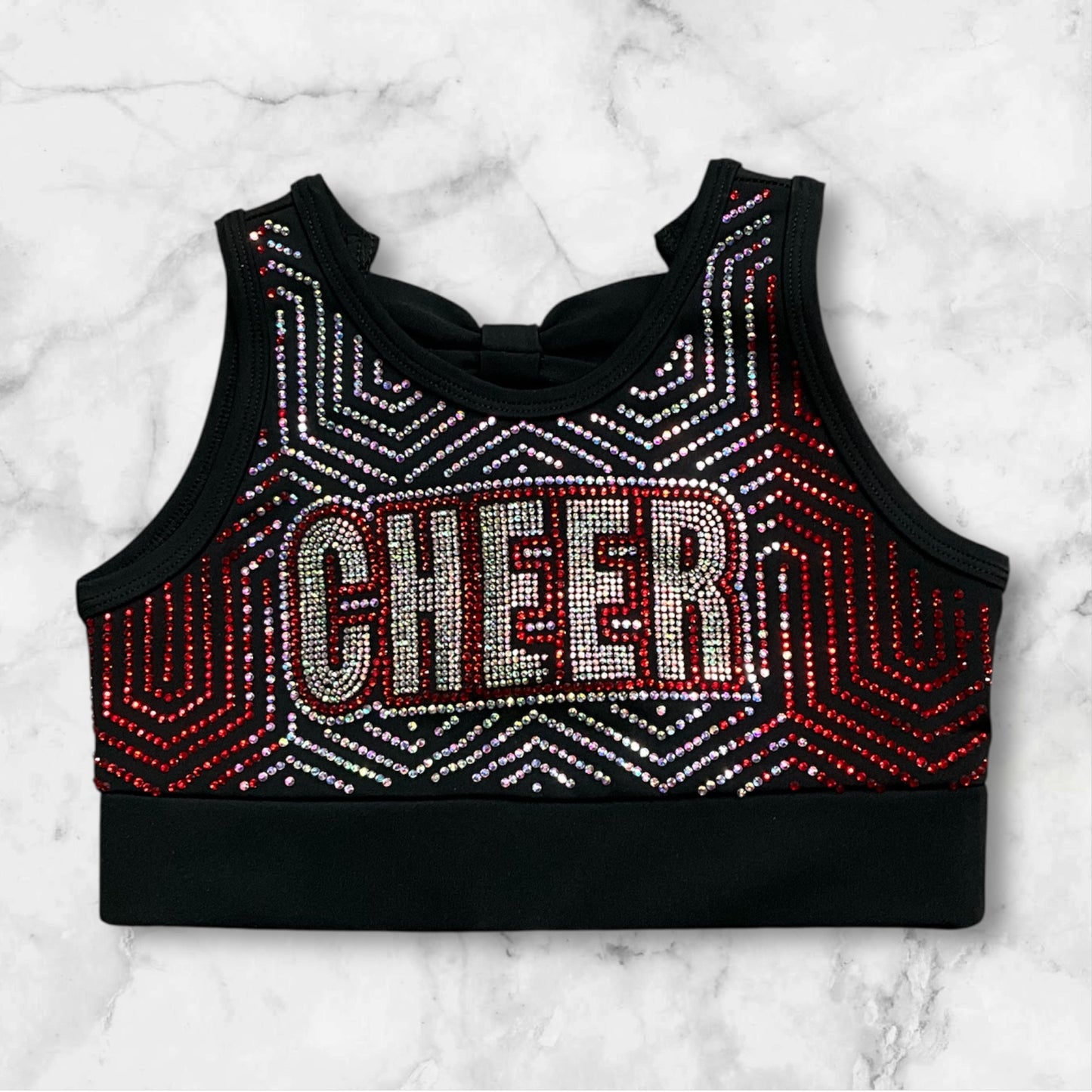 CHEER Rhinestone Wave Top