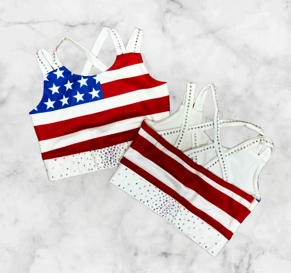 Star Spangled Slay Sports Bra