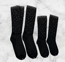Black Bling Socks