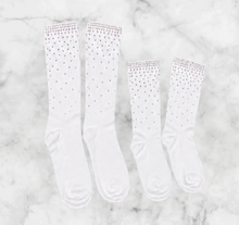White Bling Socks